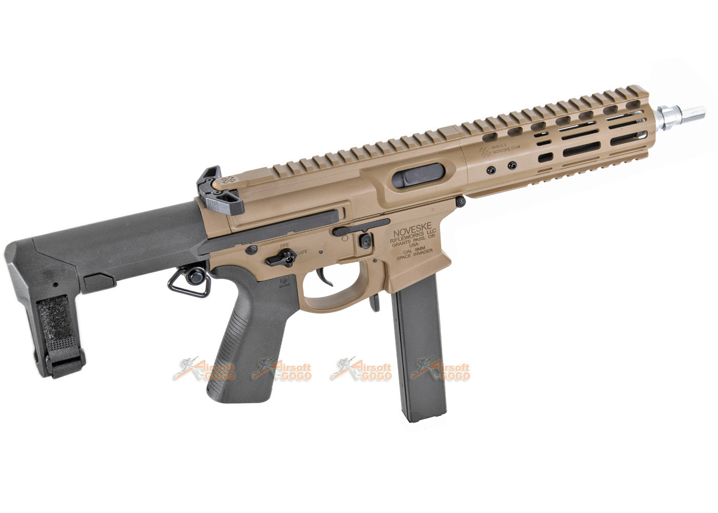 【APS】 APS / EMG SPACE INVADER 9MM PCC 電動ガン (ダークアース)