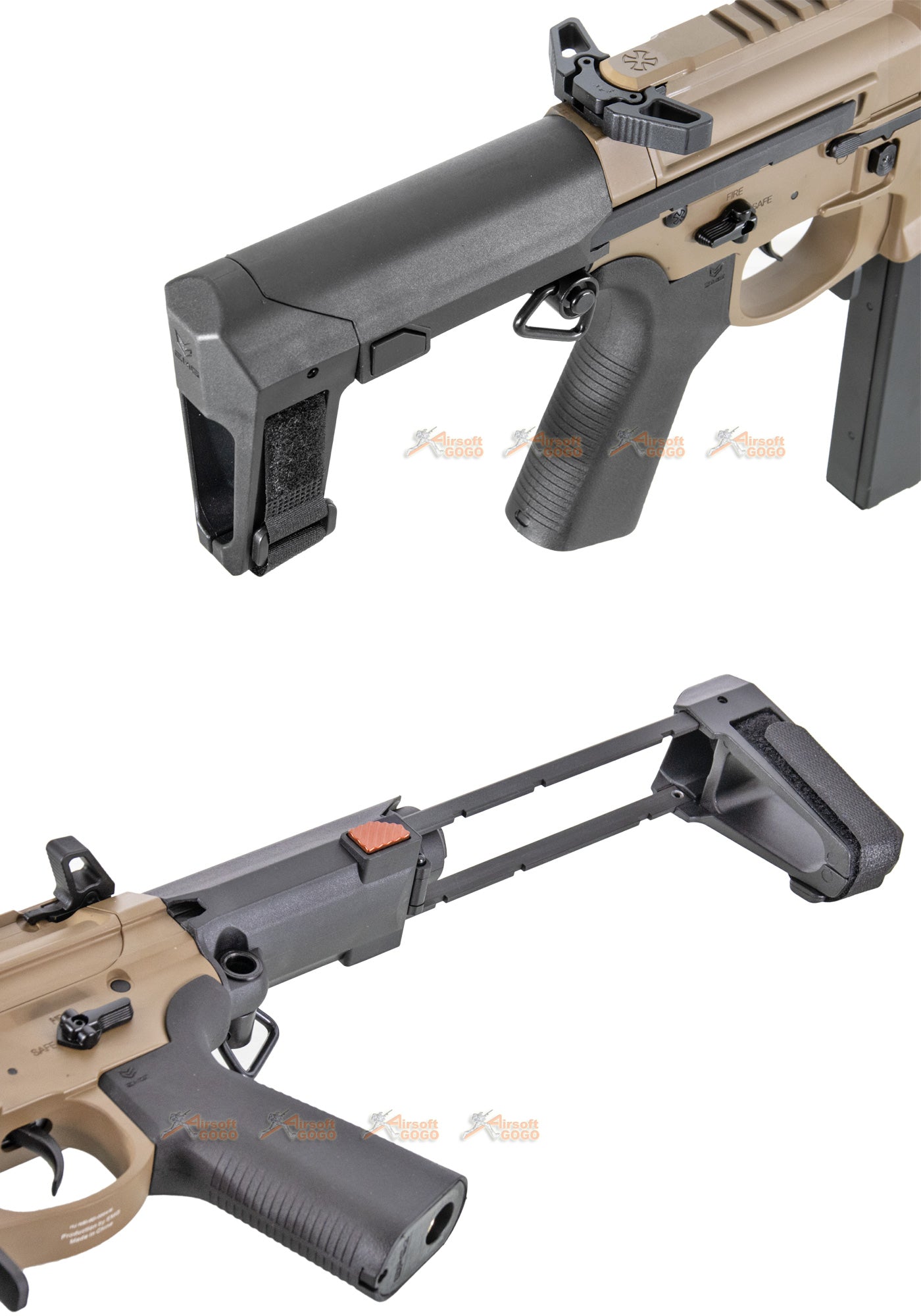 【APS】 APS / EMG SPACE INVADER 9MM PCC 電動ガン (ダークアース)