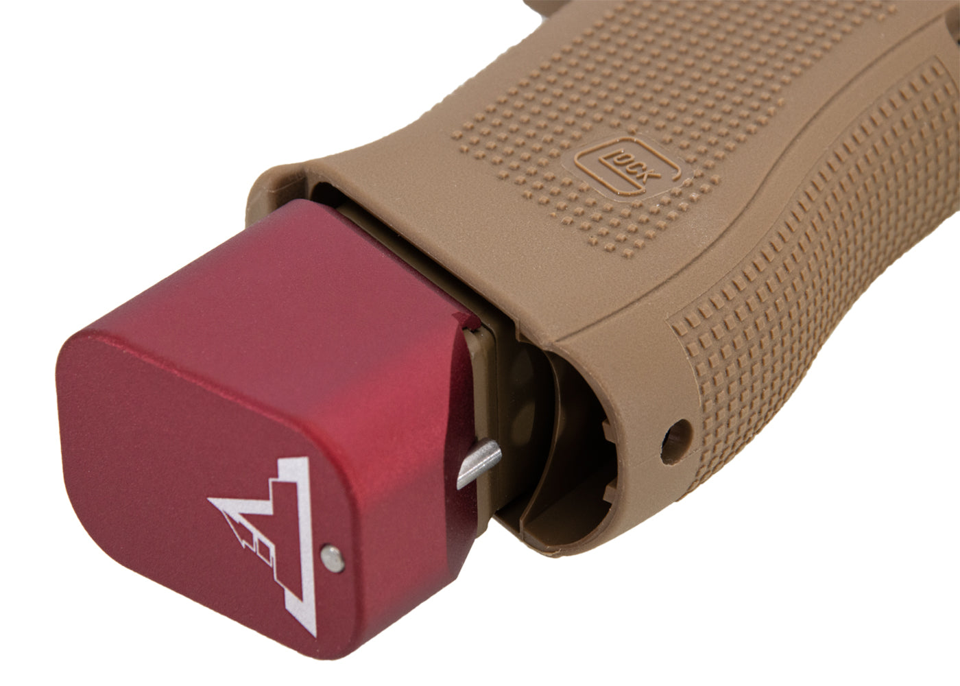 Pro-Arms TTスタイル プラス5 マガジンベース UMAREX/ VFC GLK GBB マガジン専用 -赤