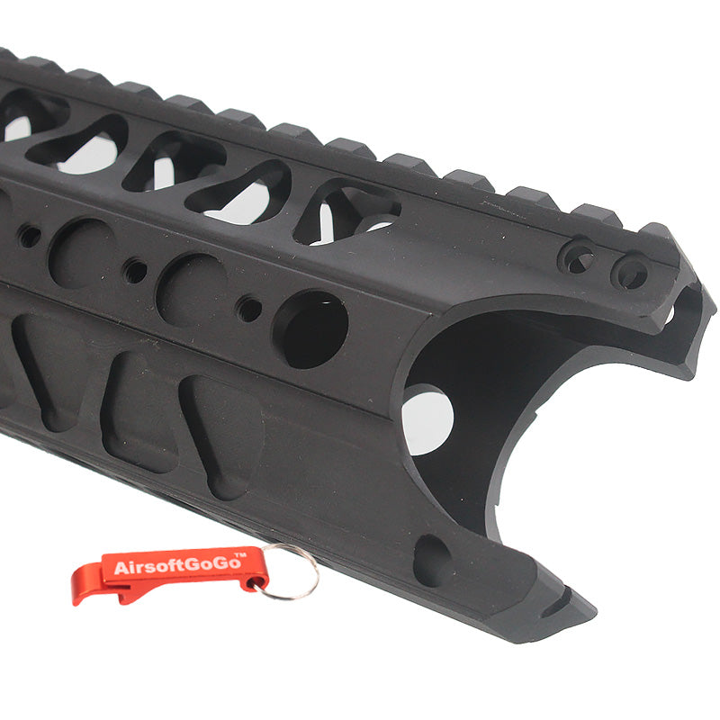 WA / WE / イノカツ(INOKATSU) M4ガスブローバック ライフル ・ Systema PTW M4電動ガン 用12 インチワイヤーカッターレールシステム (黒)