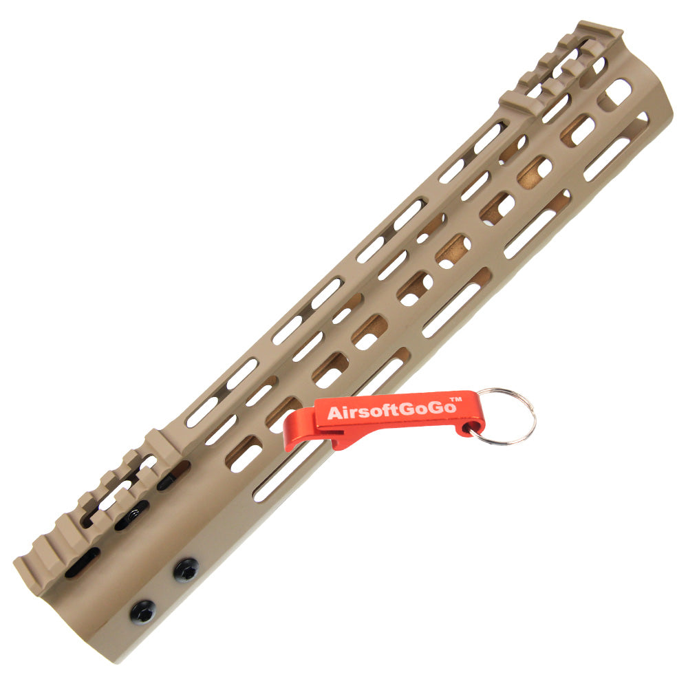 11 inch Aluminum Keymod Handguard for M4 M16 AEG (Dark Earth Color)