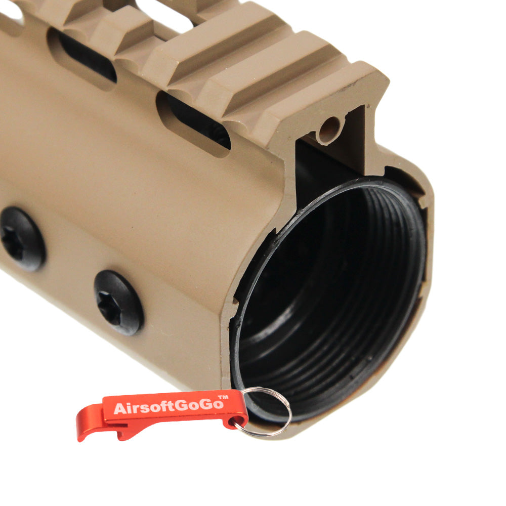 11 inch Aluminum Keymod Handguard for M4 M16 AEG (Dark Earth Color)