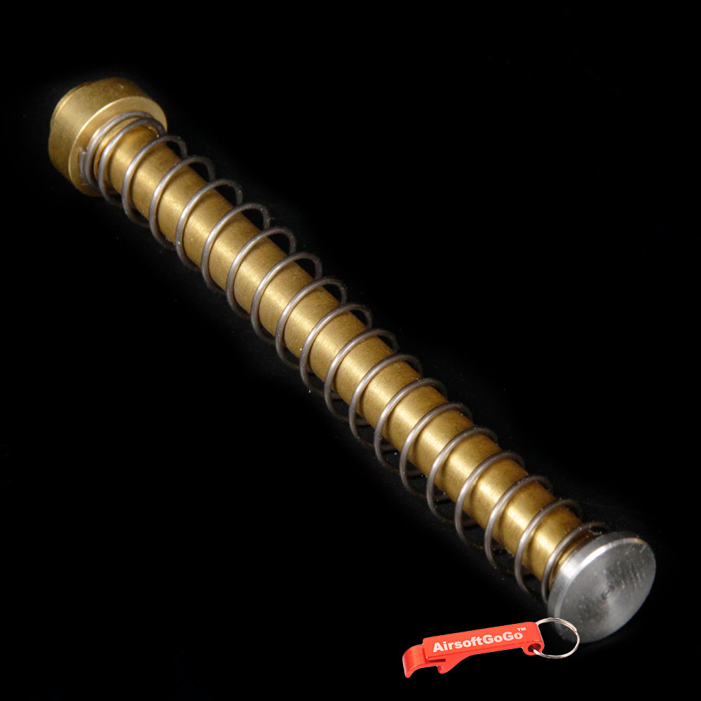 Compatible with Tokyo Marui G17 RWA Agency Arms Project NOC Glock Slide Set (Black & Gold)