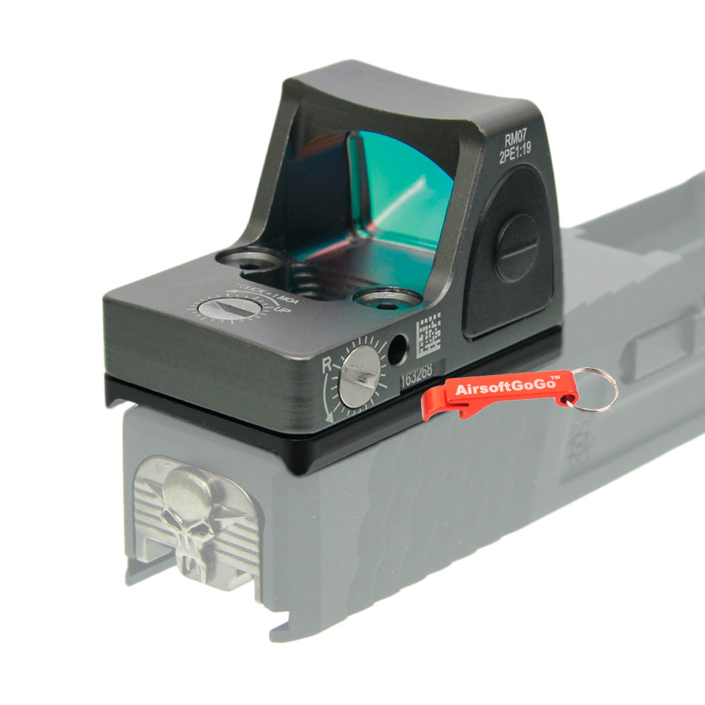 マルイ・WE 社製 G17/1913用RMRタイプ レッドドットレプリカ (GLOCK/1913用マウント付き、グレー)