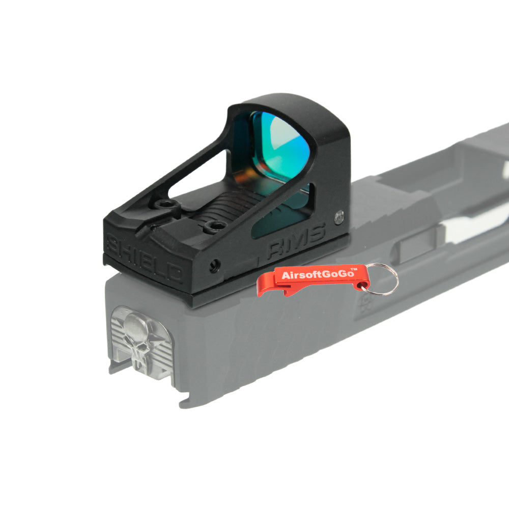 RMSタイプ 小型赤色ドットサイト マルイ&WE G17,G18cガスブローバックマウント用 (黒)