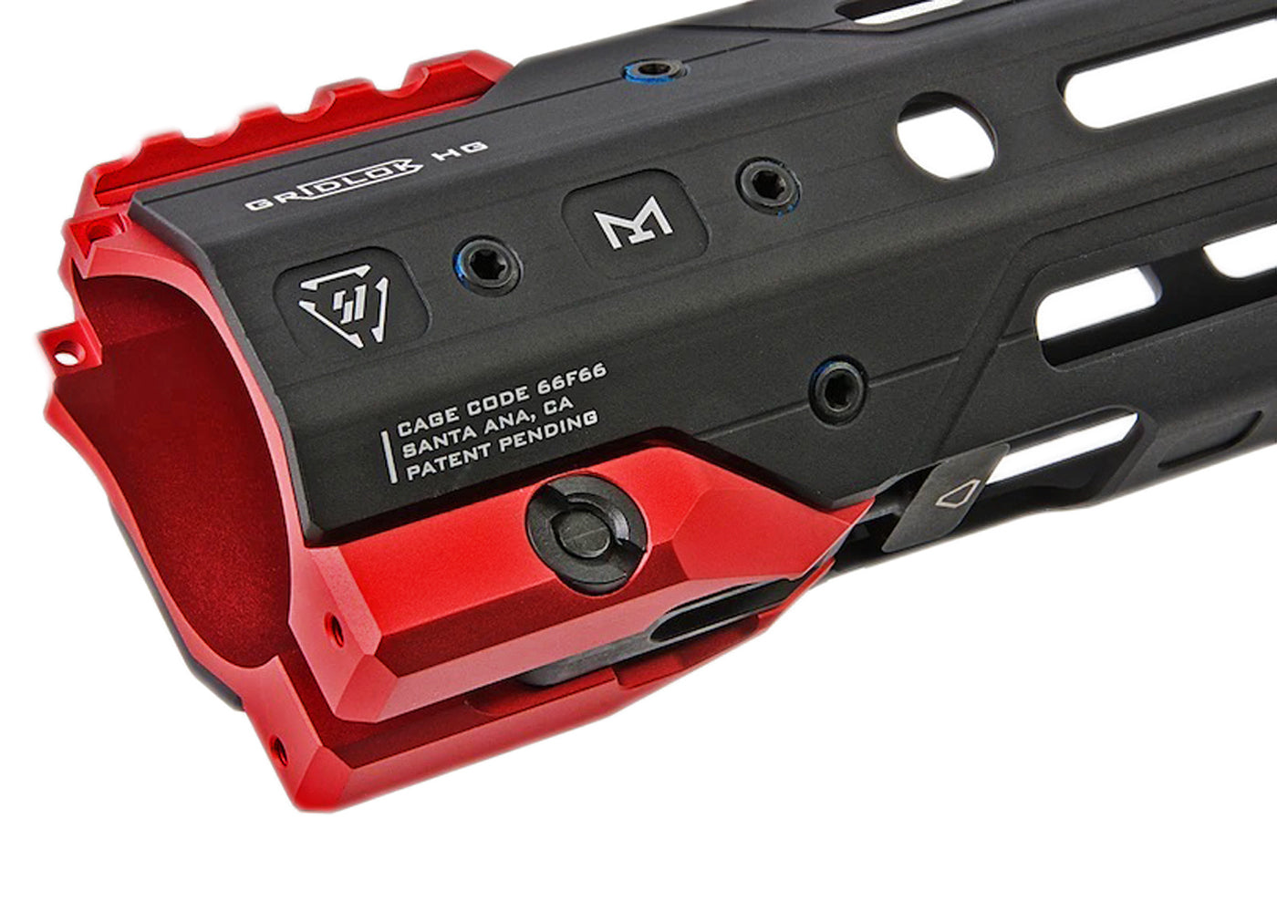 Strike Industries GRIDLOK 15 inch body sight and (red) rail attachment for VFC / Systema PTW M4 Airsoft AEG / GBBR only