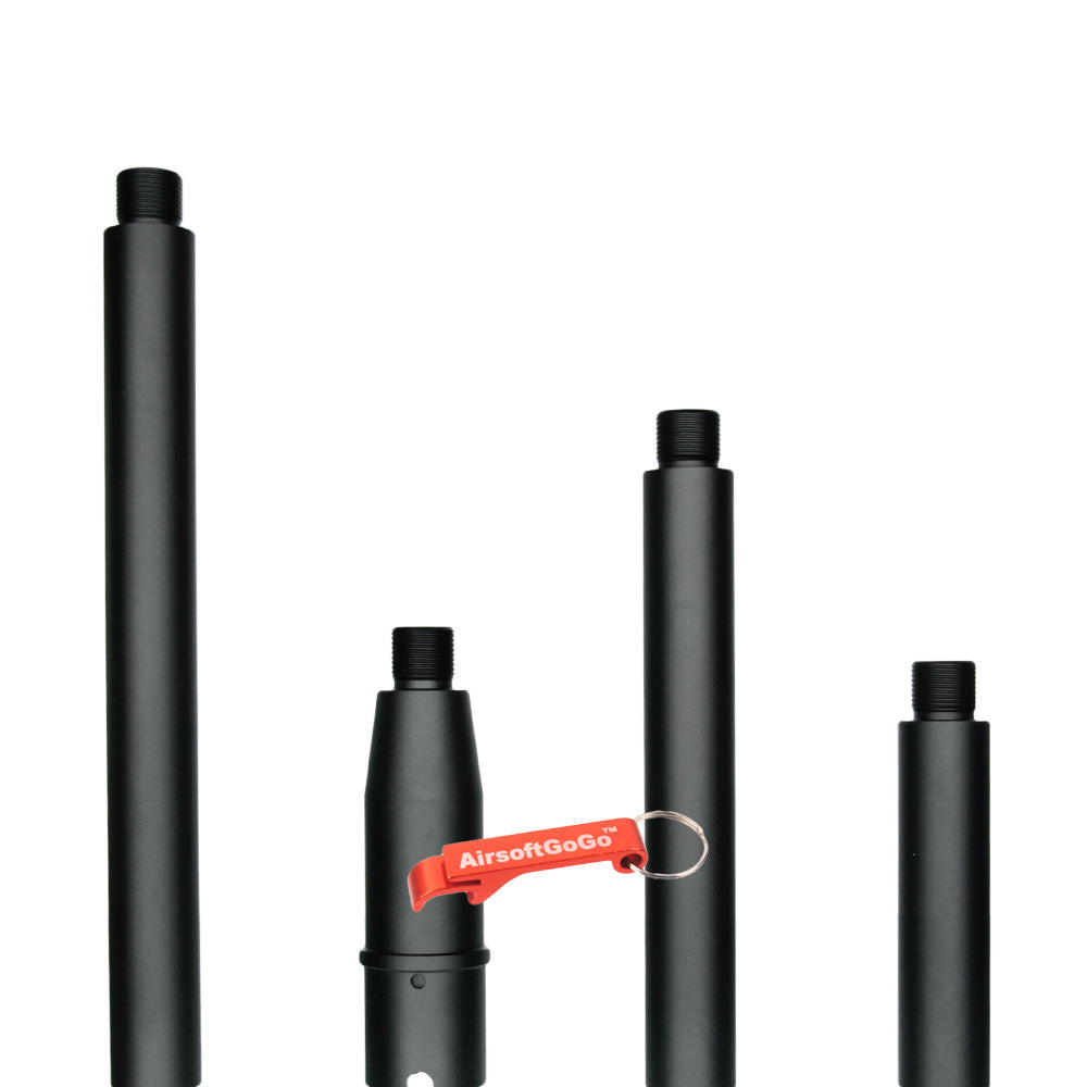 Systema PTW M4専用のカスタム マルチレングス アウターバレル ブラック (サイズ:95/177/126/75mm)