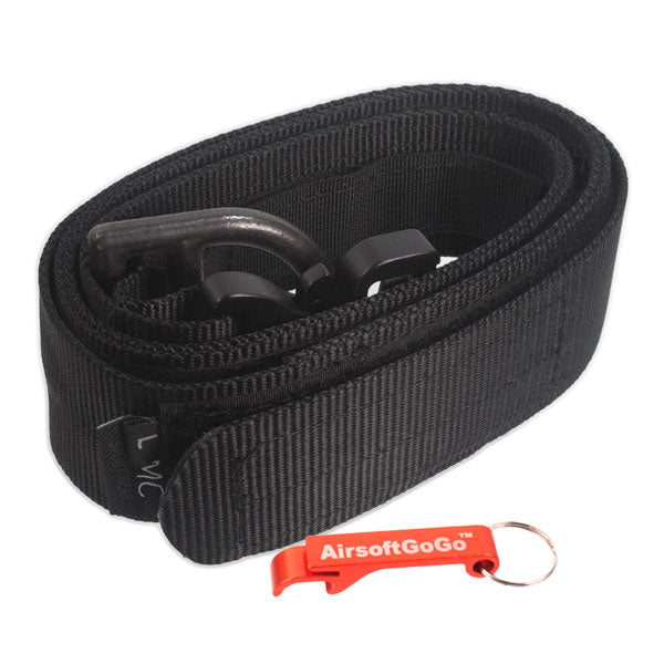 TMC Army Style Combat Velcro Belt M Size (Black)