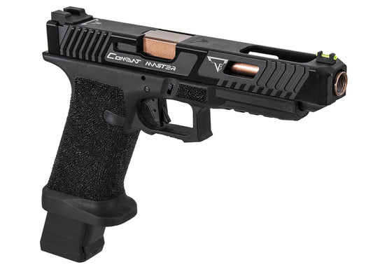 APSカスタム TTIコンバットマスターG34 Co2 GBBピストル オメガフレーム付き (EMG &TTIライセンス) -ブラック