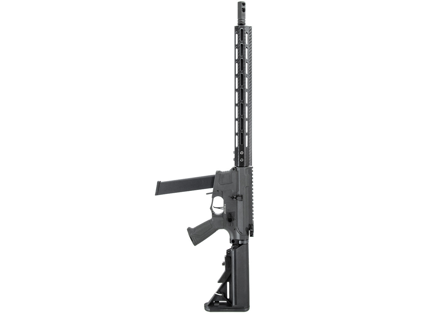 Vector Optics Vekt Defense VDCF-15カーボンファイバー 15インチスリムハンドガードレール G&G APR9専用-ブラック