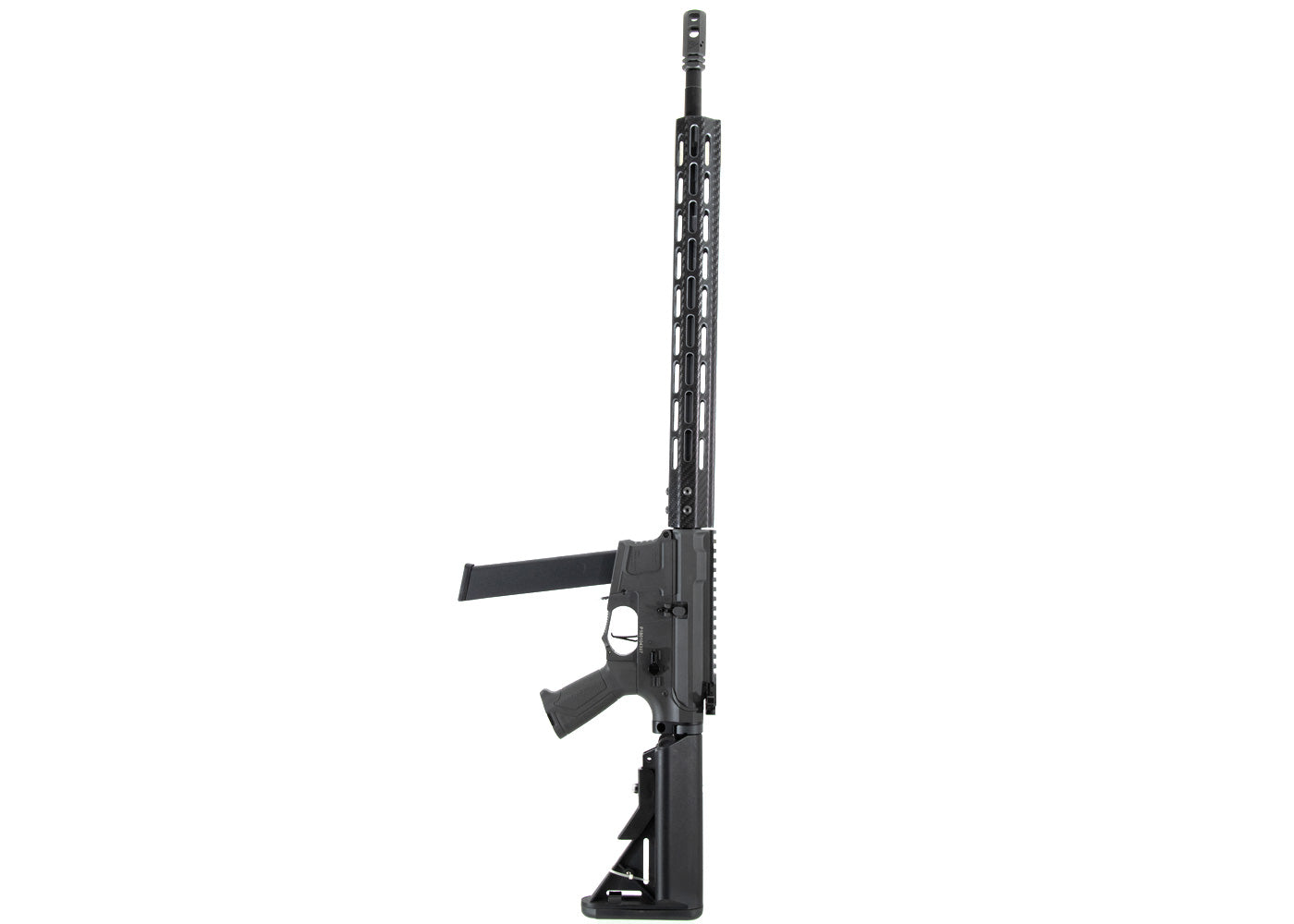 Vector Optics Vekt Defense VDCF-17カーボンファイバー 17インチスリムハンドガードレール G&G APR9専用-ブラック