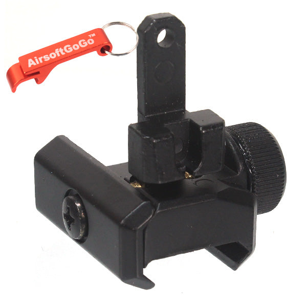 リアサイト マルイ / KSCのMP7 ・ WELL R4電動ガン ガスブローバック用