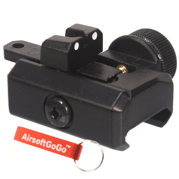 リアサイト マルイ / KSCのMP7 ・ WELL R4電動ガン ガスブローバック用