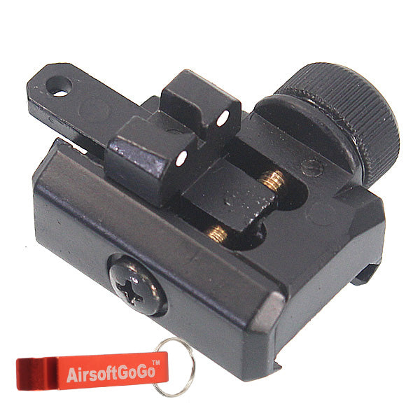 リアサイト マルイ / KSCのMP7 ・ WELL R4電動ガン ガスブローバック用