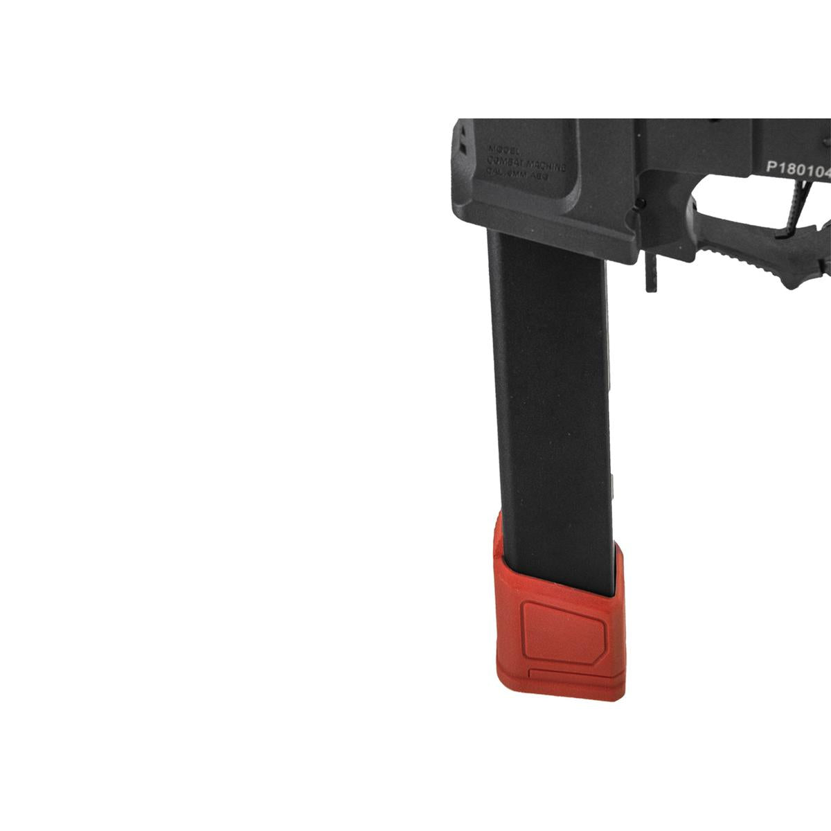 AGG PTS EPM-AR9 ベースプレート(赤)付きCA 120rdsミッドキャップマガジン(黒)3本セット-AIRSOFT GOGO エアガン・サバゲー用品通販