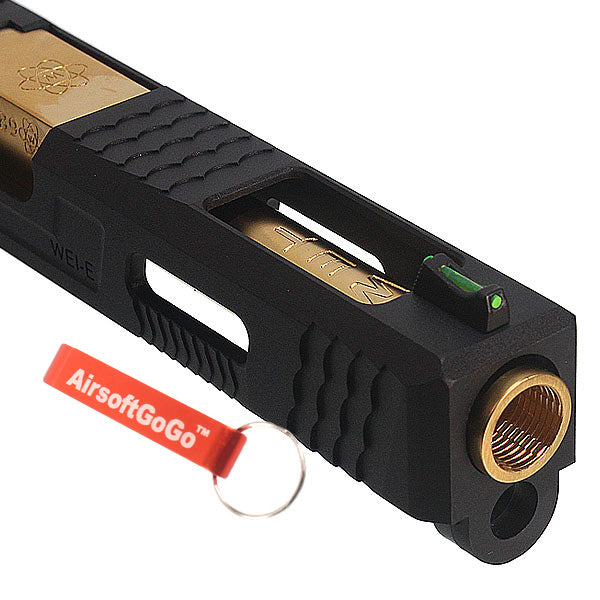 Archives Custom Slide S Type (Gold Barrel) for Marui WE G17 Gas Blowback