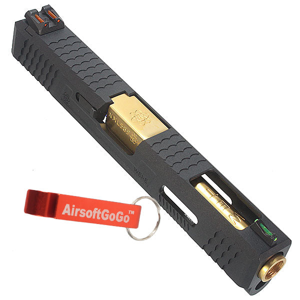 Archives Custom Slide S Type (Gold Barrel) for Marui WE G17 Gas Blowback