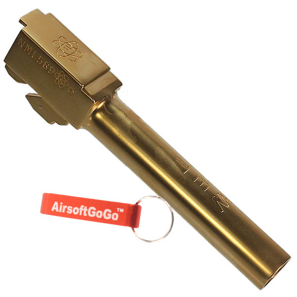 Archives Custom Slide S Type (Gold Barrel) for Marui WE G17 Gas Blowback
