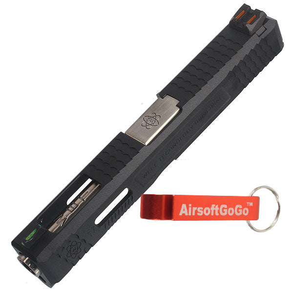 Archives Custom Slide S Type (Silver Barrel) for Marui WE G17 Gas Blowback