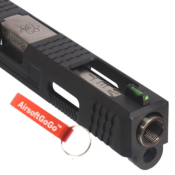 Archives Custom Slide S Type (Silver Barrel) for Marui WE G17 Gas Blowback
