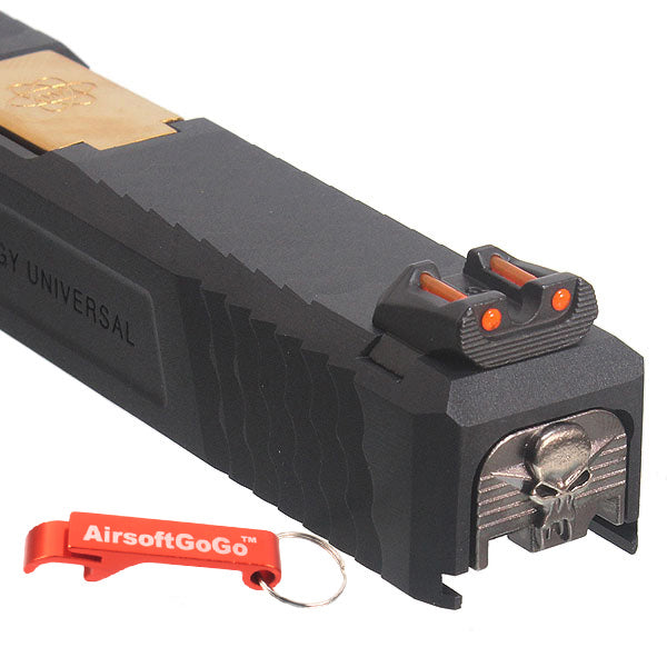 Archives Custom Slide S Type (Gold Barrel) for Marui WE G34 Gas Blowback