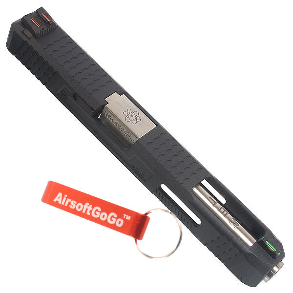 Marui/WE G34 gas blowback custom slide & silver barrel (S type)