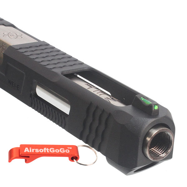 Marui/WE G34 gas blowback custom slide & silver barrel (S type)