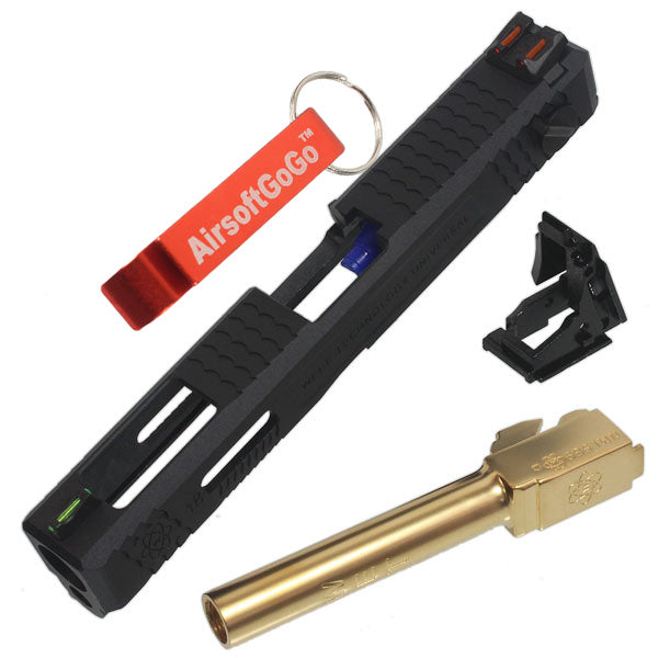 Archives WEI-E custom slide S type for WE G18C gas blowback (gold)