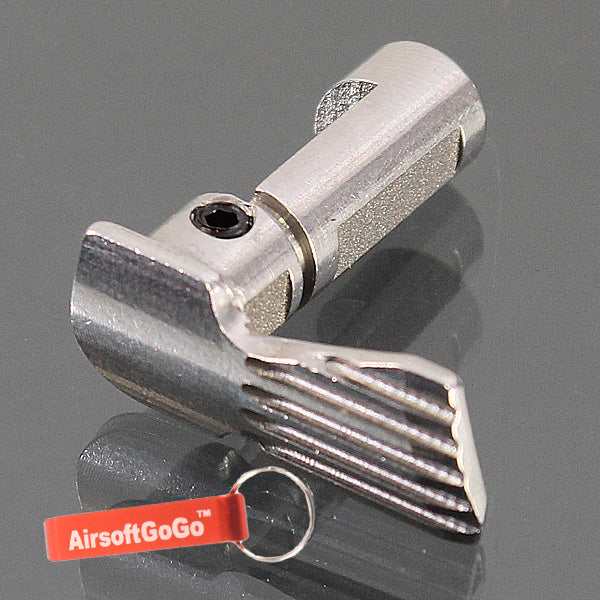 WE M&P AIP slide stop for gas blowback (silver)
