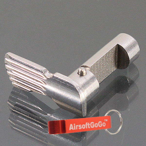 WE M&P AIP slide stop for gas blowback (silver)