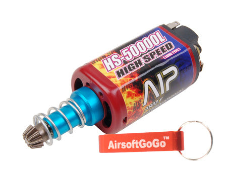 M4 シリーズ G3 L85 Ver.2 メカボックス用AIPハイスピードトルク電動ガンモーターHS50000 (L)AIP – AIRSOFT  GOGO