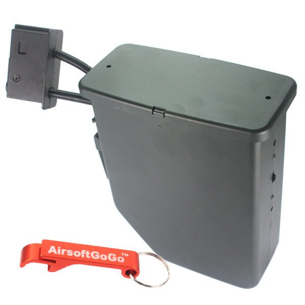 A&K・Classic Army M249電動ガン用2500連音感電動給弾式ドラムマガジン