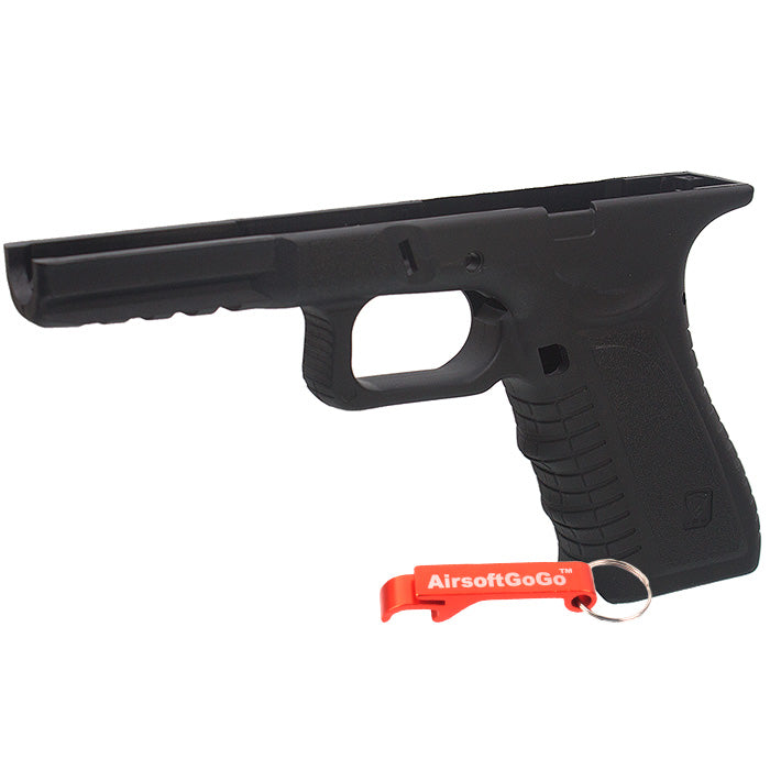 APS G17 / Marui G17, APS ACP601 Grip Frame Lower Frame (Black) for G18C