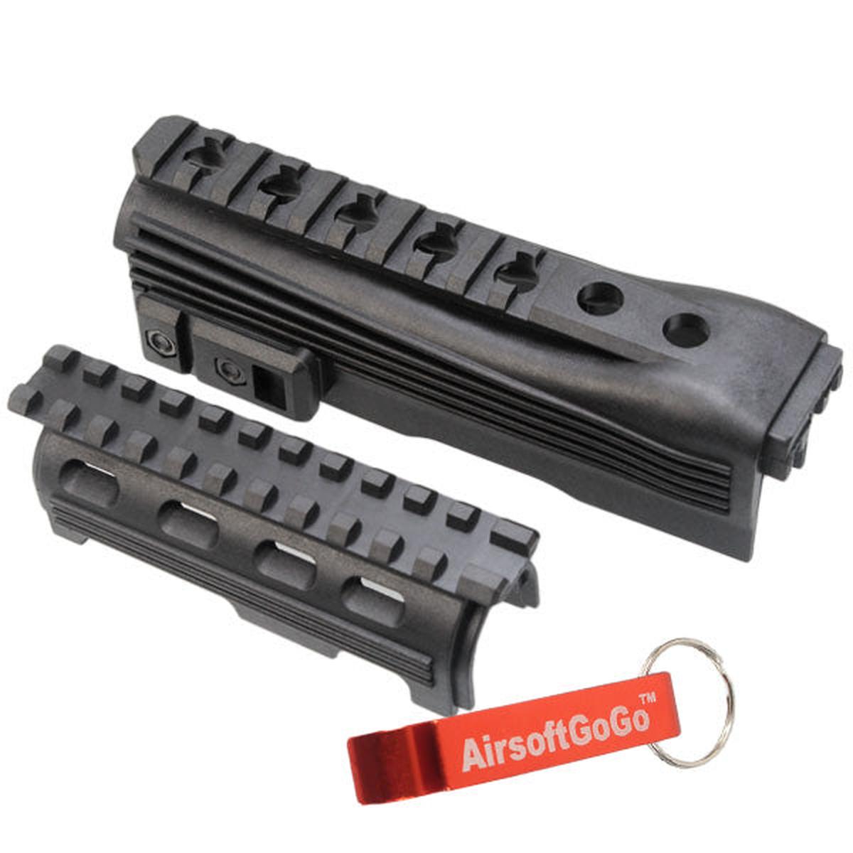 APS AK74 AKS74 ASK201 ASK202 ASK204P ASK208電動ガン用タクティカルレールハンドガード-AIRSOFT GOGO エアガン・サバゲー用品通販