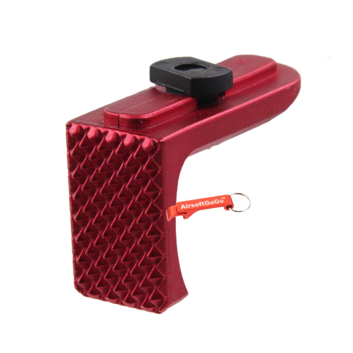 APS製ダイナミックハンドストップ タイプB M-Lokレイルシステム対応 レッドカラー-AIRSOFT GOGO エアガン・サバゲー用品通販