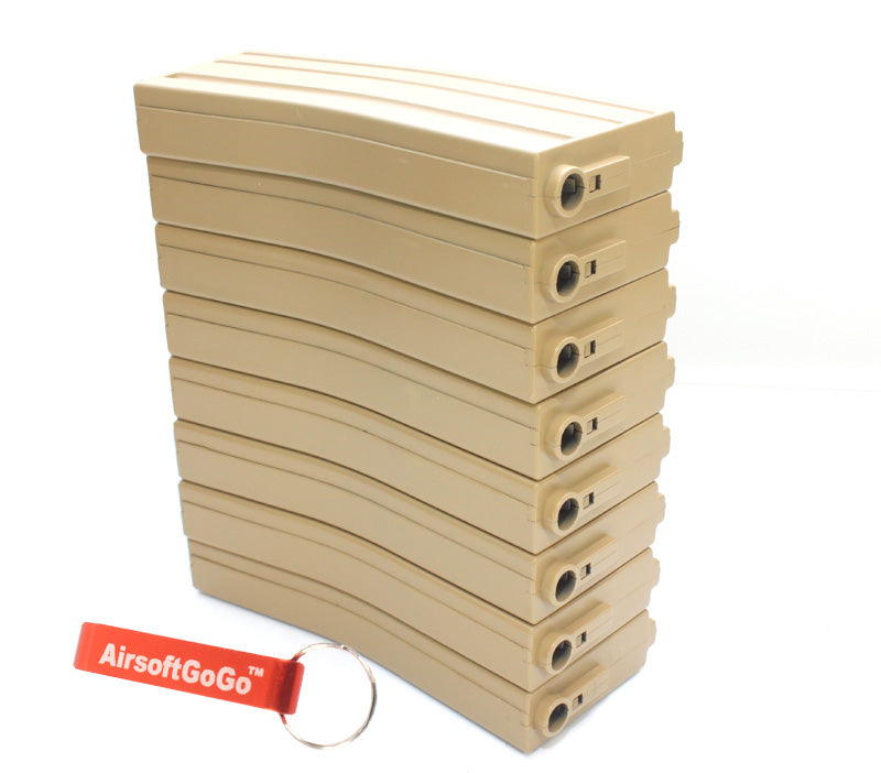 MAG 100 magazine set for M4/M16 electric gun (8 pieces)