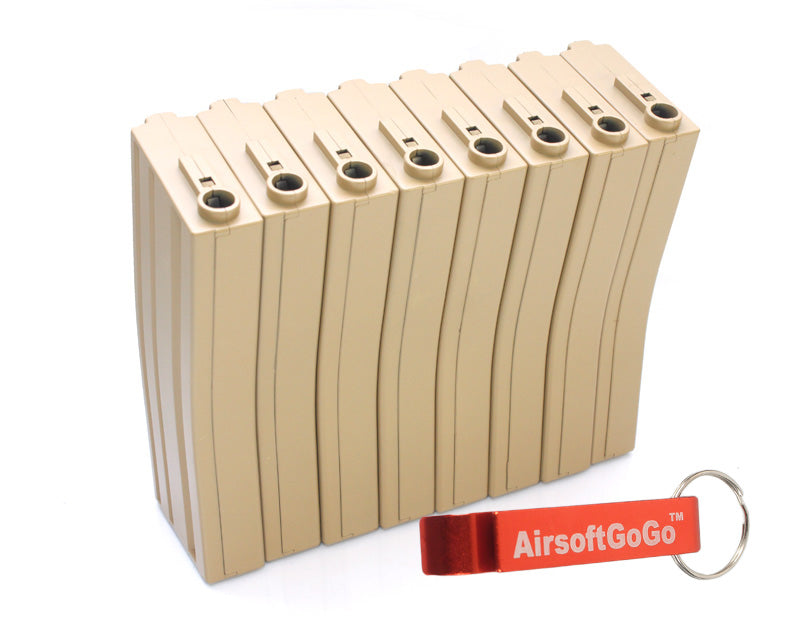 MAG 100 magazine set for M4/M16 electric gun (8 pieces)