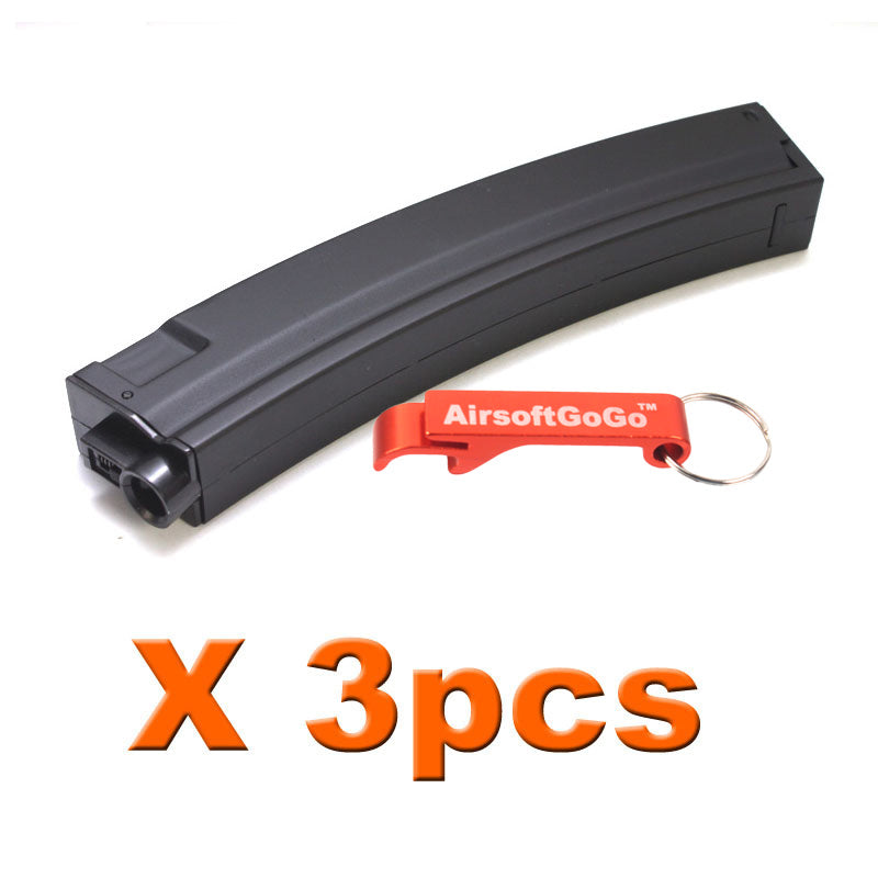 MP5 MP5K MP5SD6 マルイ標準電動ガン用CYMA 120連マガジン (3本入り)