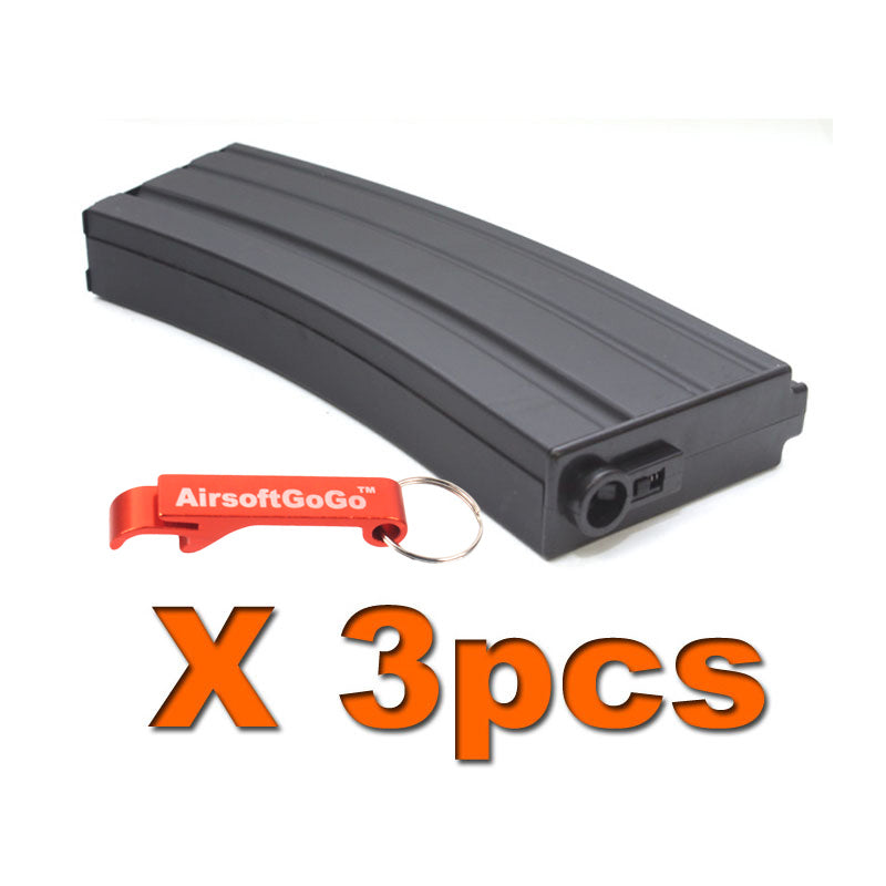 M4 電動ガン用CYMA メタル190連マガジン (3本入り)