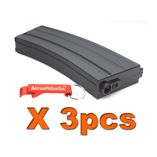 M4 電動ガン用CYMA メタル190連マガジン (3本入り)
