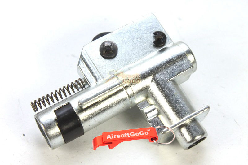 E&C Metal Hop Up Chamber Compatible with Electric Gun M4 (Silver)