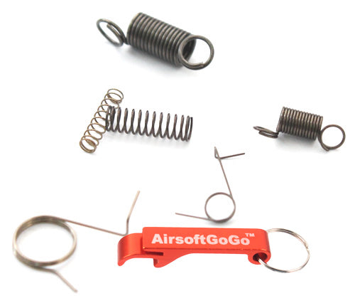 電動ガン Ver. 2対応SHSスチールメカボックス スプリングセット