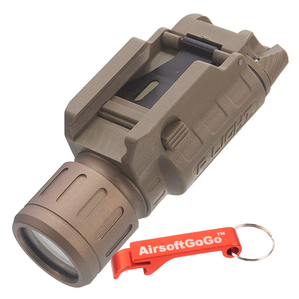 Marui WE G&P KSC APS G17 G18C G19 G21 G22 G34 G35 P-LIGHT LED flashlight for gas blowback (dark earth color)