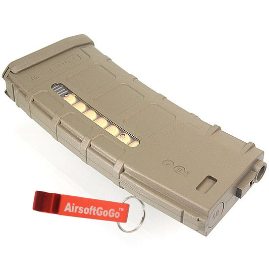 M4 シリーズ SCAR-L MK16 マルイ Cybergun G&P ICS 電動ガン用PTS MAGPUL PMAG 75連マガジン (ダークアース色)