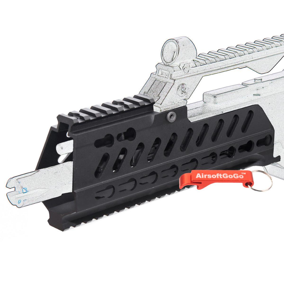 CNC アルミ KEYMODハンドガード マルイ・JING GONG G36C系対応-AIRSOFT GOGO エアガン・サバゲー用品通販