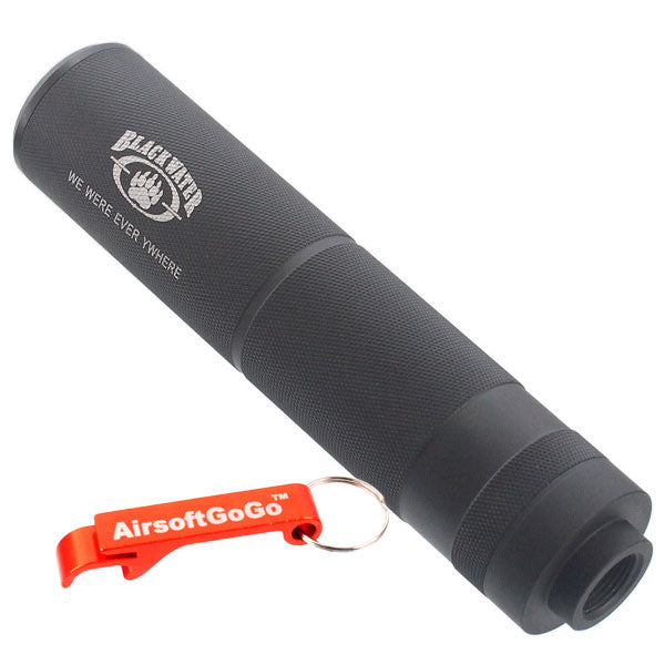 "BLACKWATER" 14mm reverse thread outer barrel compatible suppressor for electric guns and gas blowback rifles