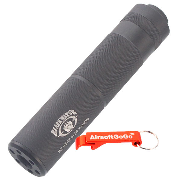 "BLACKWATER" 14mm reverse thread outer barrel compatible suppressor for electric guns and gas blowback rifles