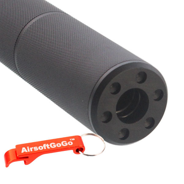 "BLACKWATER" 14mm reverse thread outer barrel compatible suppressor for electric guns and gas blowback rifles