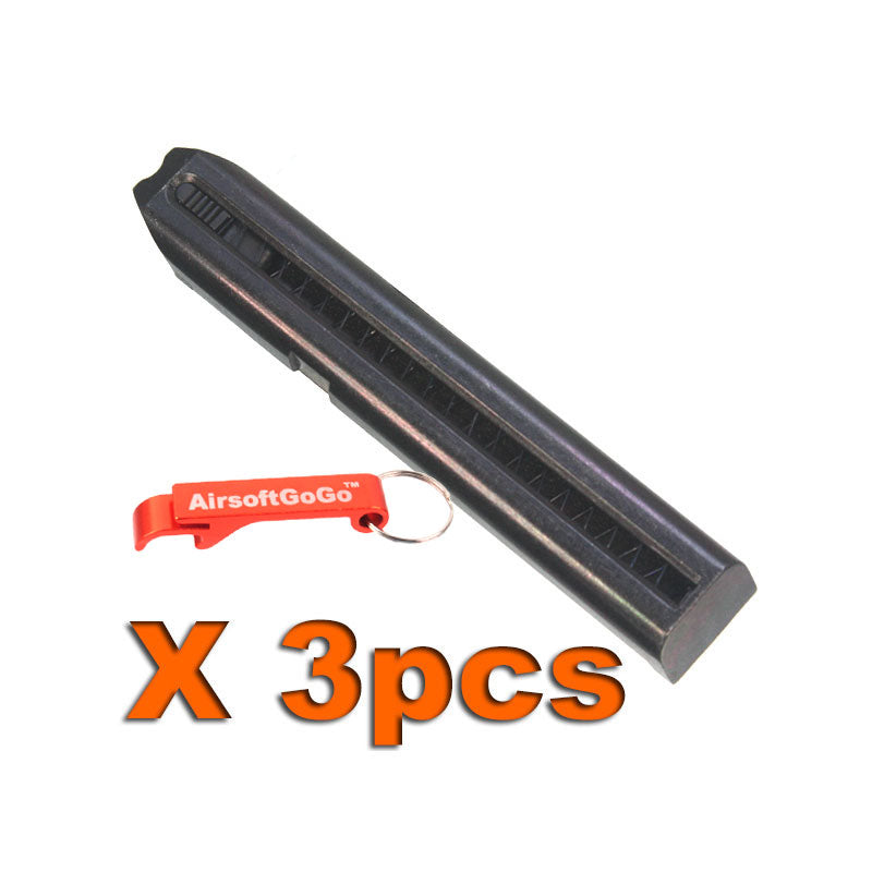 マルイ 18C 電動ハンドガン / Cyma CM030 CM123電動ハンドガン用27連マガジン (3本入り)