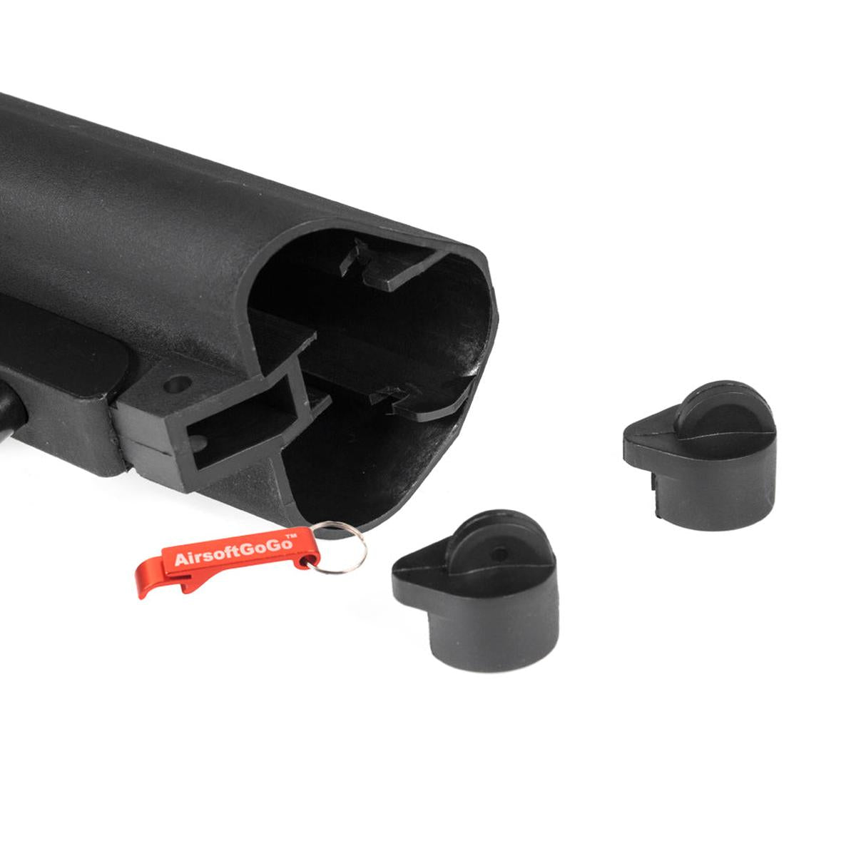DBOYS LMTタイプ M4 用 SOPMOD クレーンストックレプリカ (ブラック)-AIRSOFT GOGO エアガン・サバゲー用品通販